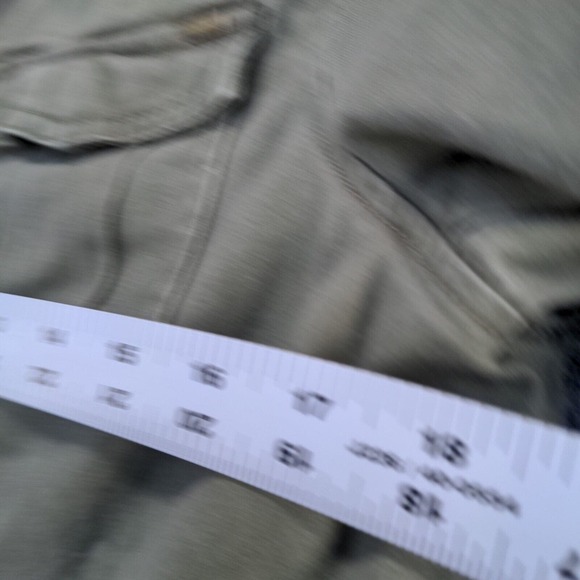 Max Jeans Women's Full Zip Utility Jacket Green Medium Drawstring Waist - Picture 12 of 13